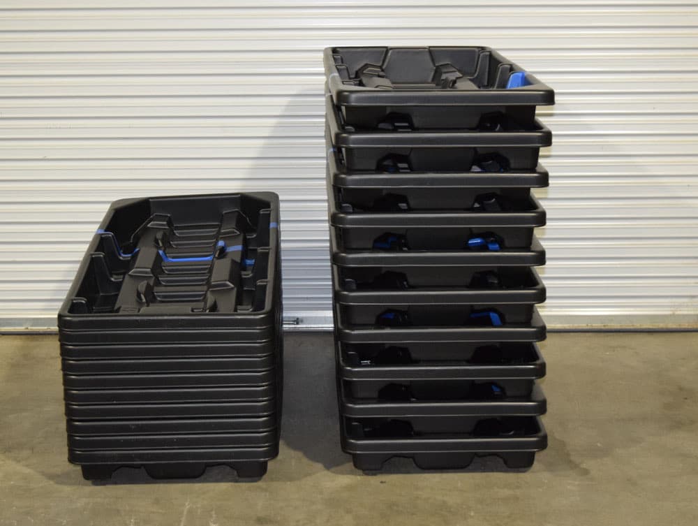 Custom automotive packaging and returnable dunnage